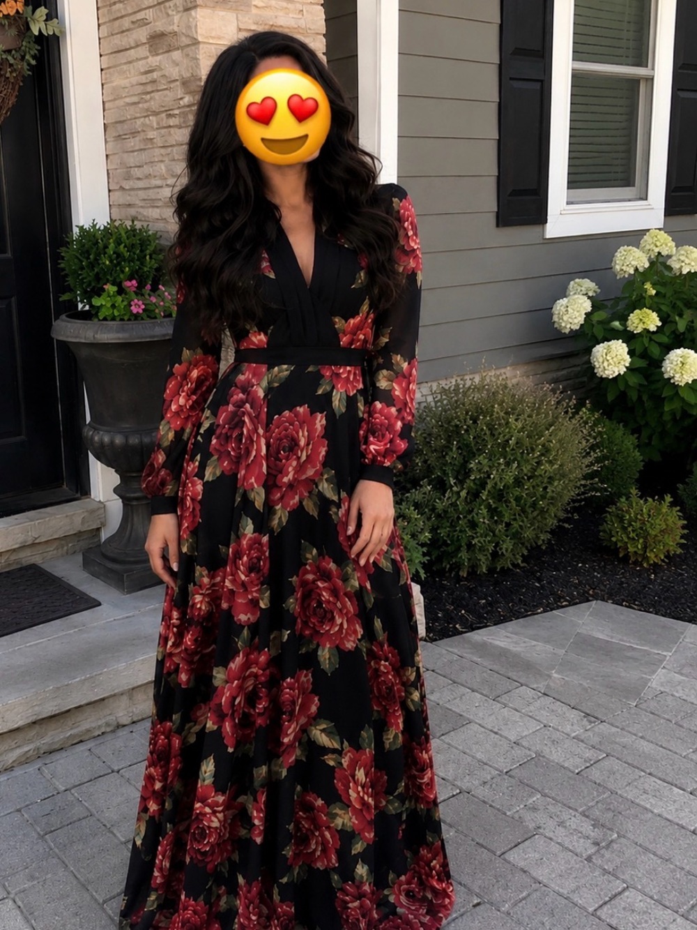 Maxi floral formal dress